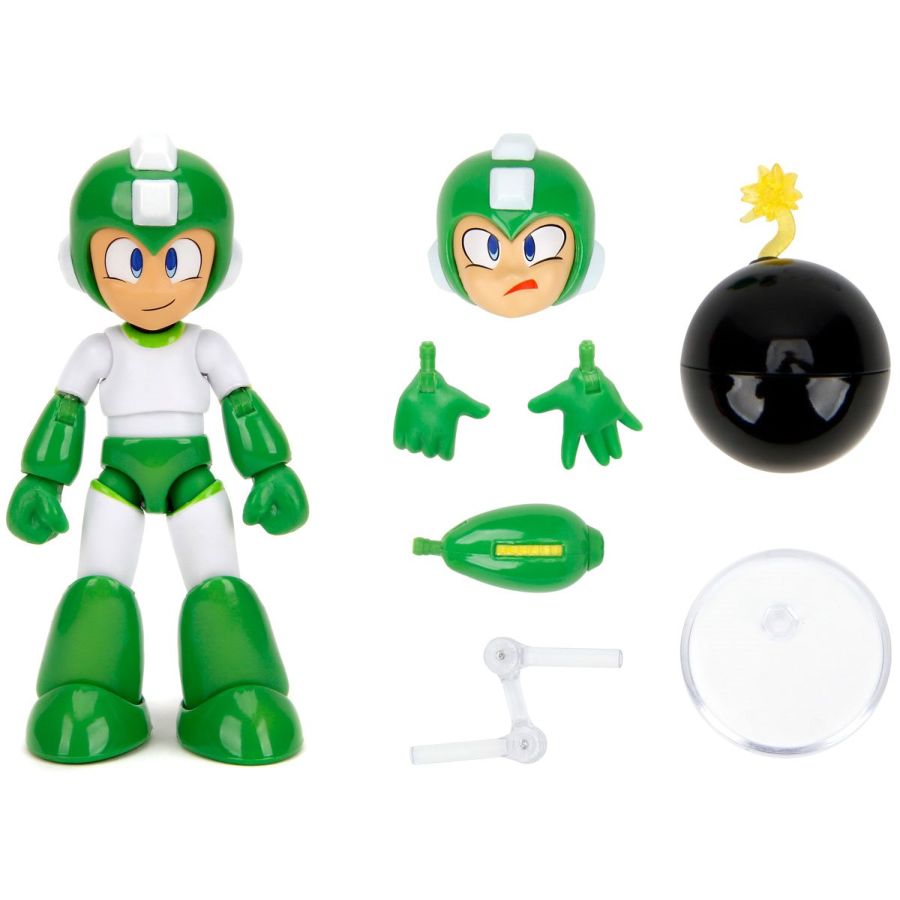 Pop Weasel - Image 4 of Mega Man - Hyper Bomb 4.5" Action Figure - Jada Toys - Action Figure - Image - Pop Weasel