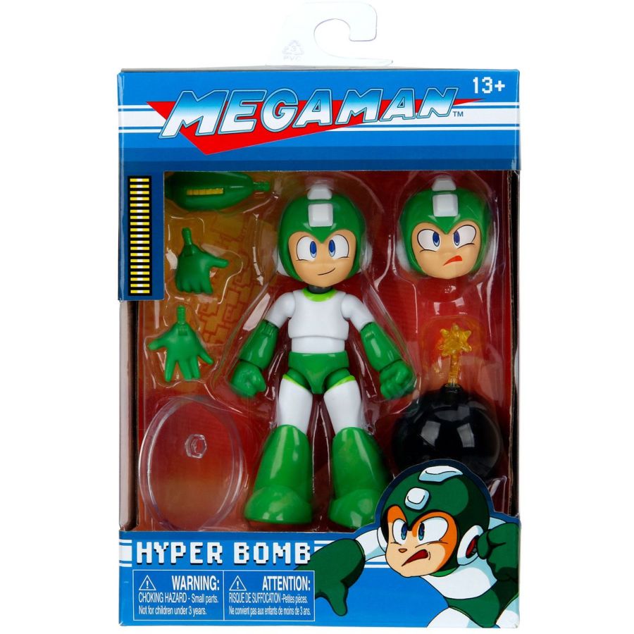 Pop Weasel - Image 9 of Mega Man - Hyper Bomb 4.5" Action Figure - Jada Toys - Action Figure - Image - Pop Weasel