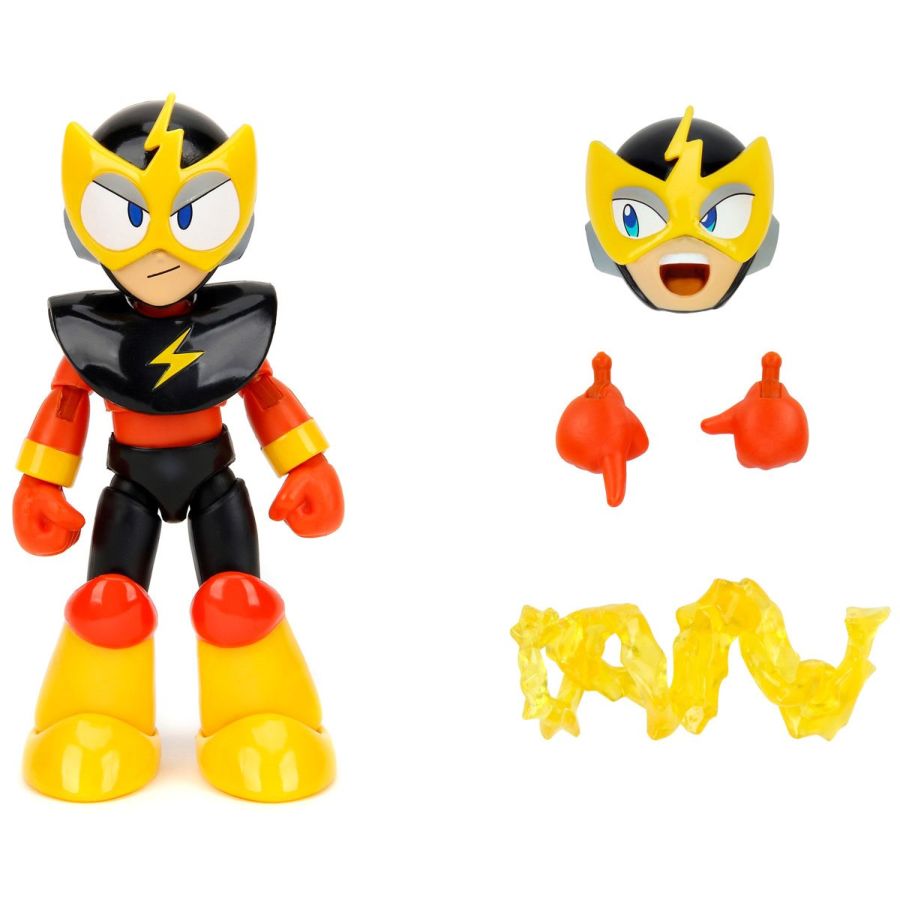 Pop Weasel - Image 4 of Mega Man - Electric Man 4.5" Action Figure - Jada Toys - Action Figure - Image - Pop Weasel