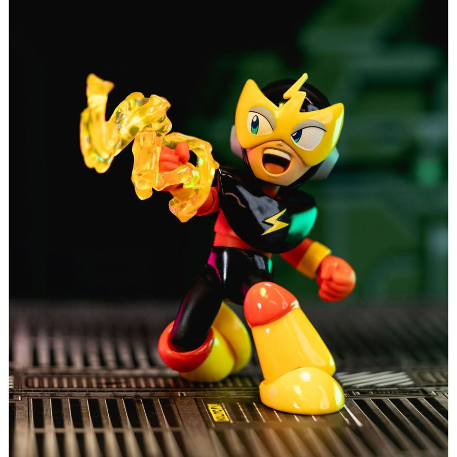 Pop Weasel - Image 6 of Mega Man - Electric Man 4.5" Action Figure - Jada Toys - Action Figure - Image - Pop Weasel