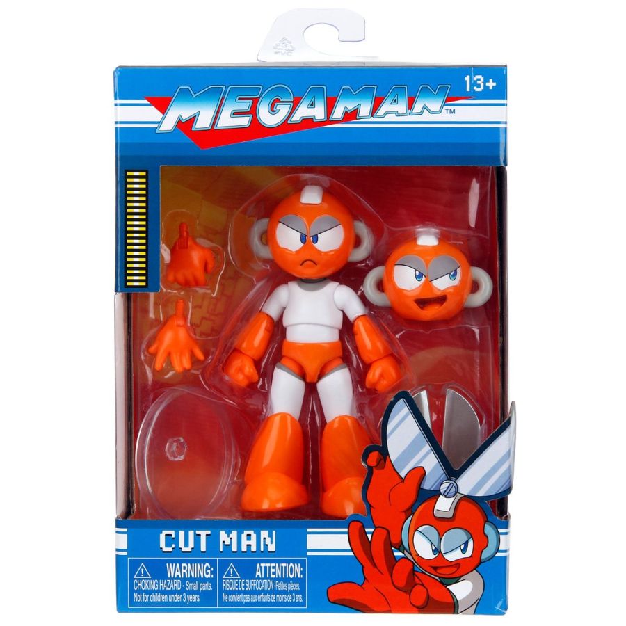 Pop Weasel - Image 9 of Mega Man - Cut Man 4.5" Action Figure - Jada Toys