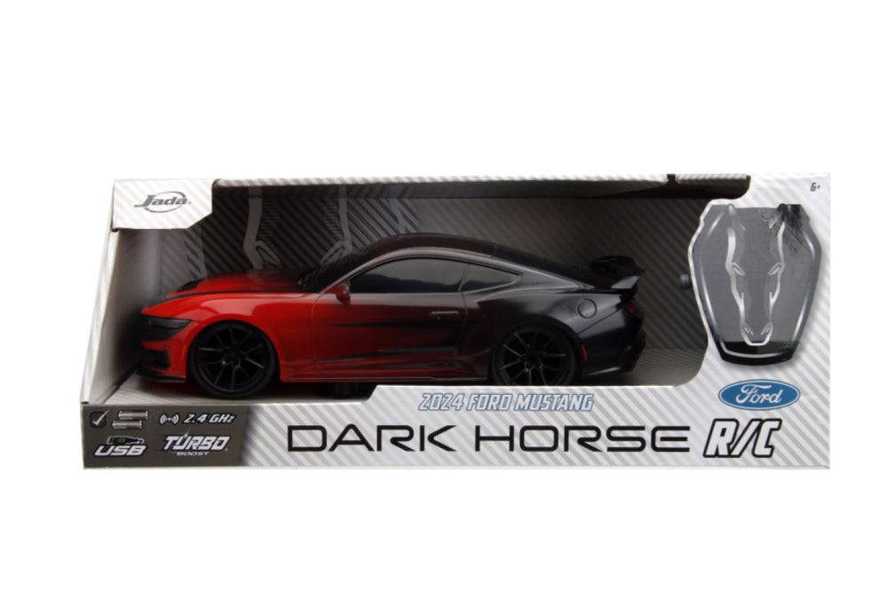 Image Pop Weasel - Image 8 of Big Time Muscle - 2024 Ford Mustang Dark Horse 1:16 Scale Remote Control Car - Jada Toys - Remote Control Car - Image - Pop Weasel