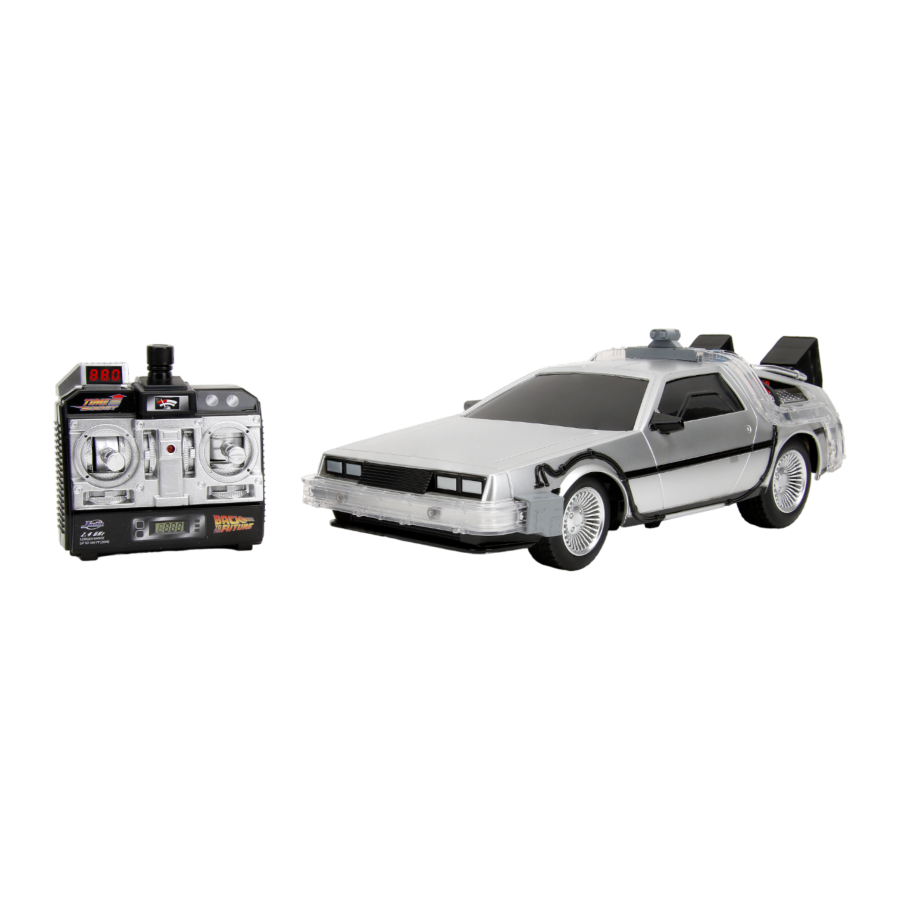 Pop Weasel Image of Back to the Future - Time Machine Remote Control 1:16 Scale Vehicle (with Light Up Function) - Jada Toys - Action Figure - Image - Pop Weasel