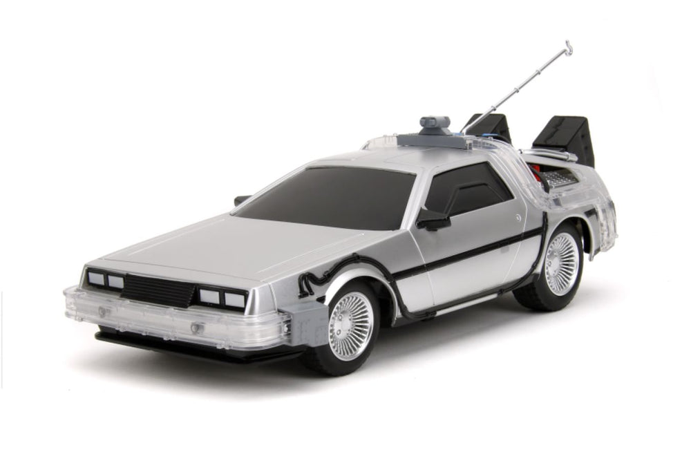 Pop Weasel - Image 3 of Back to the Future - Time Machine Remote Control 1:16 Scale Vehicle (with Light Up Function) - Jada Toys - Action Figure - Image - Pop Weasel