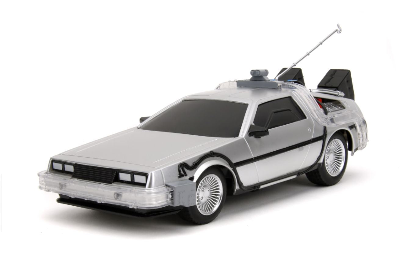 Pop Weasel - Image 3 of Back to the Future - Time Machine Remote Control 1:16 Scale Vehicle (with Light Up Function) - Jada Toys