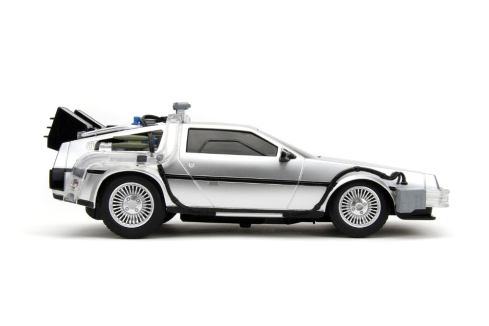 Pop Weasel - Image 8 of Back to the Future - Time Machine Remote Control 1:16 Scale Vehicle (with Light Up Function) - Jada Toys - Action Figure - Image - Pop Weasel