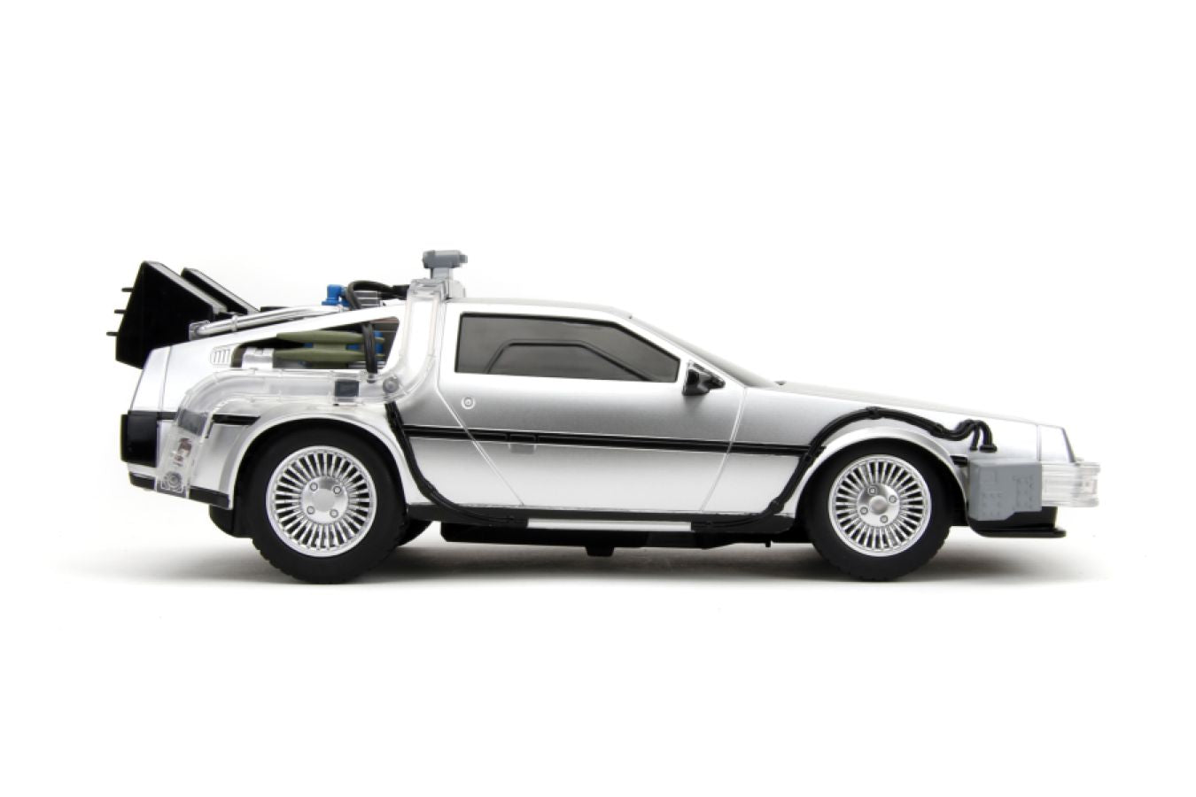 Pop Weasel - Image 8 of Back to the Future - Time Machine Remote Control 1:16 Scale Vehicle (with Light Up Function) - Jada Toys