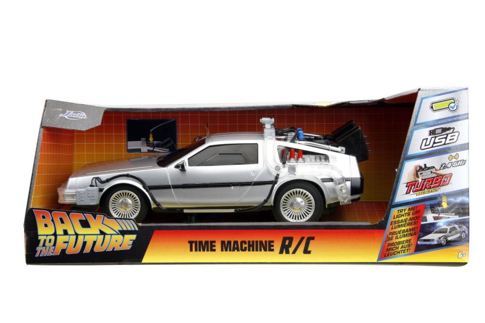 Pop Weasel - Image 15 of Back to the Future - Time Machine Remote Control 1:16 Scale Vehicle (with Light Up Function) - Jada Toys - Action Figure - Image - Pop Weasel