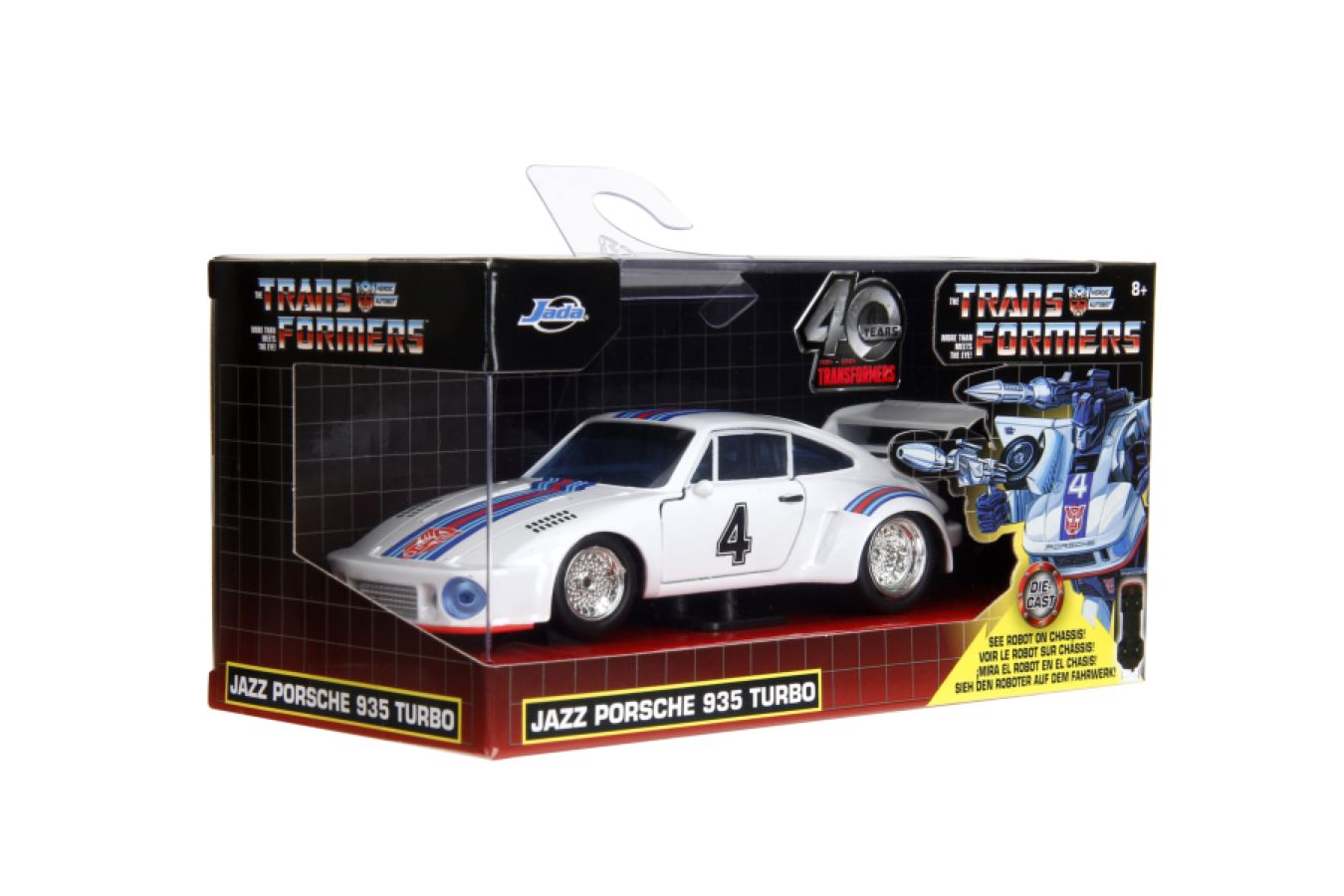 Image Pop Weasel - Image 8 of Transformers - G1 Jazz (1976 Porsche 935) 1:32 Scale Diecast Vehicle - Jada Toys