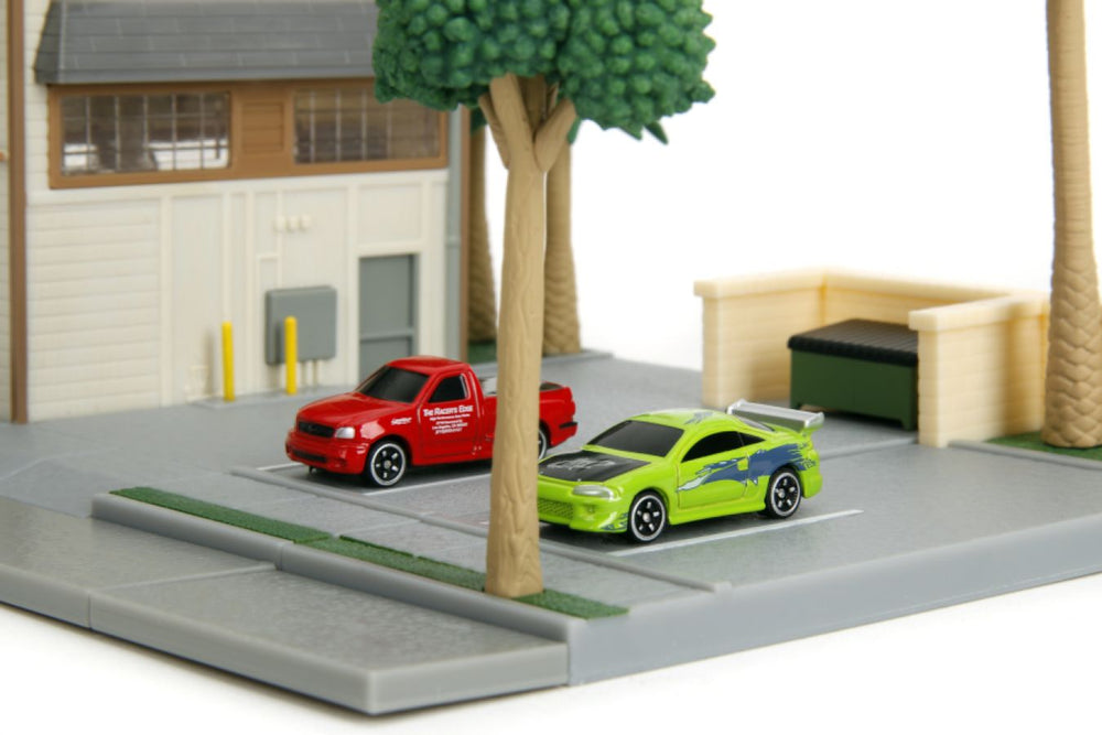 Image Pop Weasel - Image 6 of Fast & Furious - Toretto's Cafe NanoScene with 2 Vehicles - Jada Toys - Diecast - Image - Pop Weasel