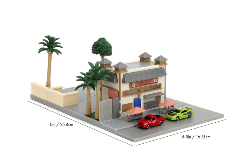 Image Pop Weasel - Image 10 of Fast & Furious - Toretto's Cafe NanoScene with 2 Vehicles - Jada Toys - Diecast - Image - Pop Weasel