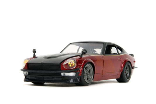 Image Pop Weasel - Image 2 of Fast & Furious X - 1972 Datsun 240Z Gloss Red/Black 1:24 Scale Diecast Vehicle - Jada Toys