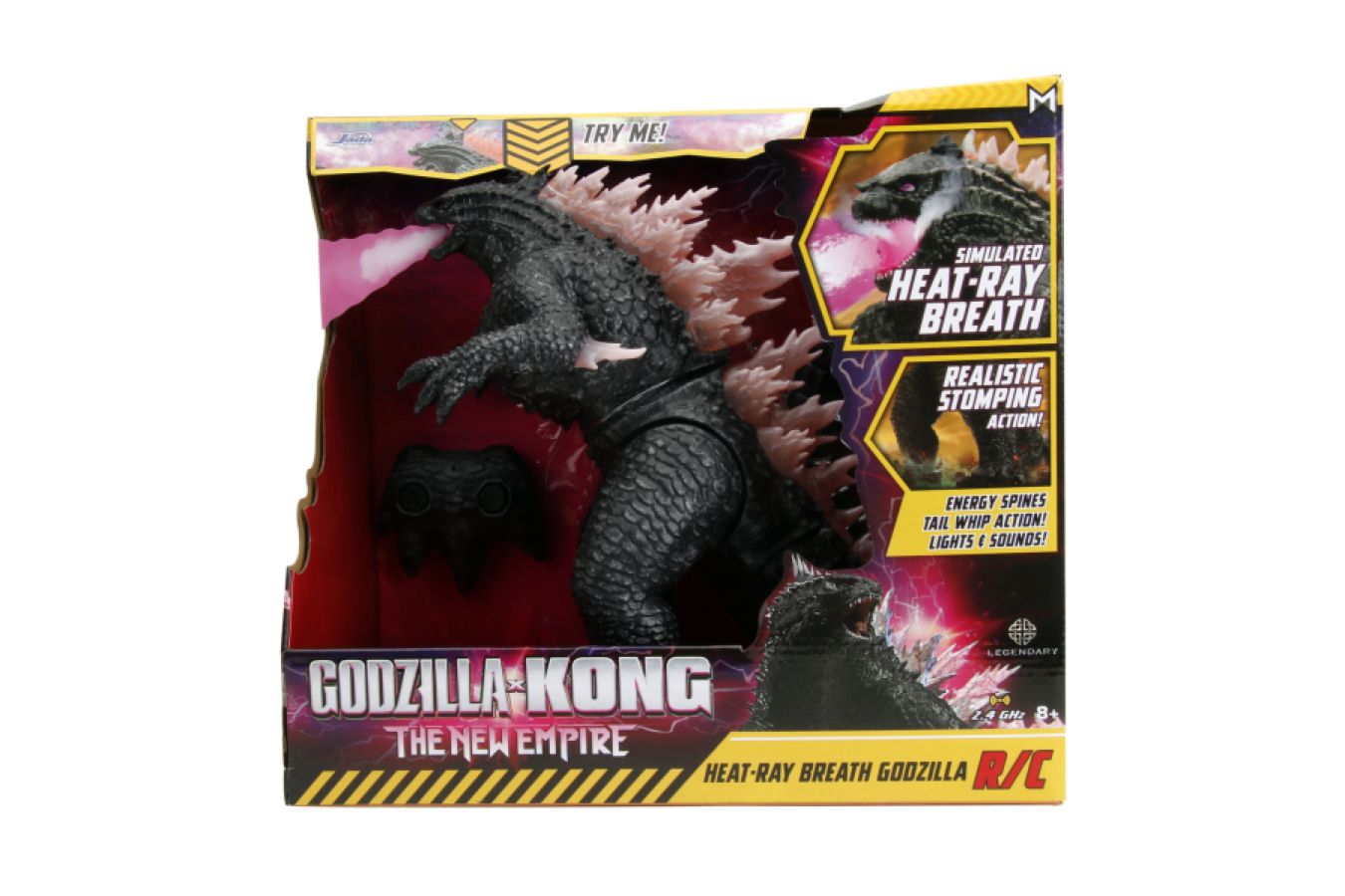 Pop Weasel - Image 9 of Godzilla X Kong: The New Empire - Godzilla 1:12 Scale Remote Control Toy - Jada Toys