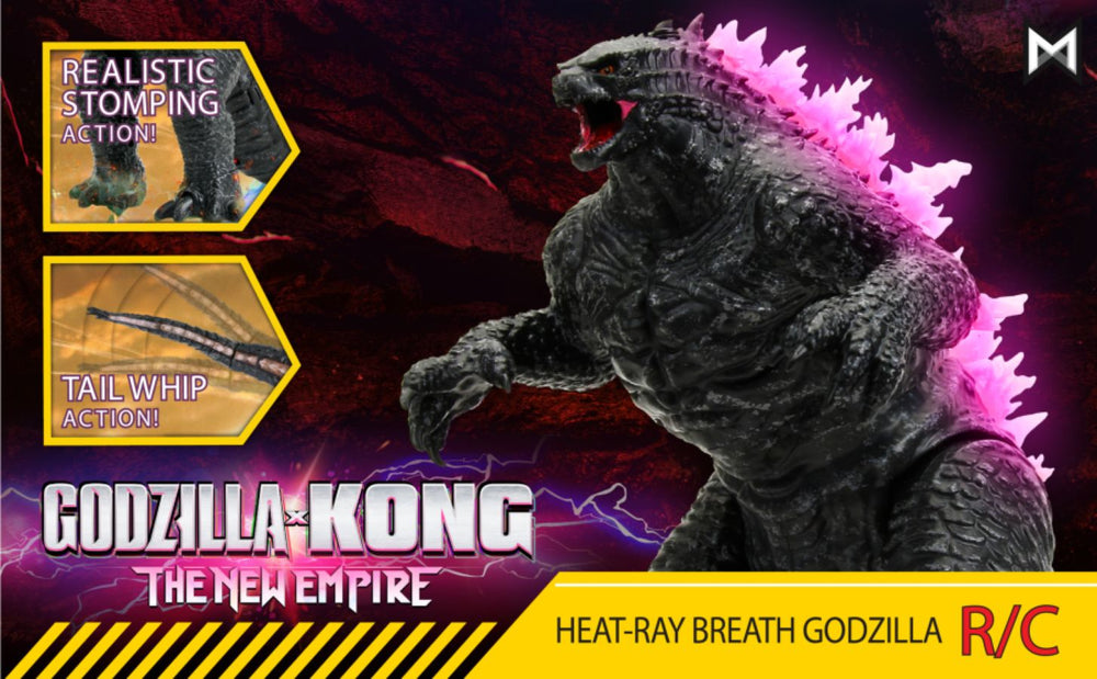 Pop Weasel - Image 13 of Godzilla X Kong: The New Empire - Godzilla 1:12 Scale Remote Control Toy - Jada Toys - Action Figure - Image - Pop Weasel