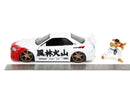 Image Pop Weasel - Image 10 of Street Fighter - Nissan Skyline GTR R34 (with Ryu figure) 1:24 Scale Diecast Vehicle Set - Jada Toys