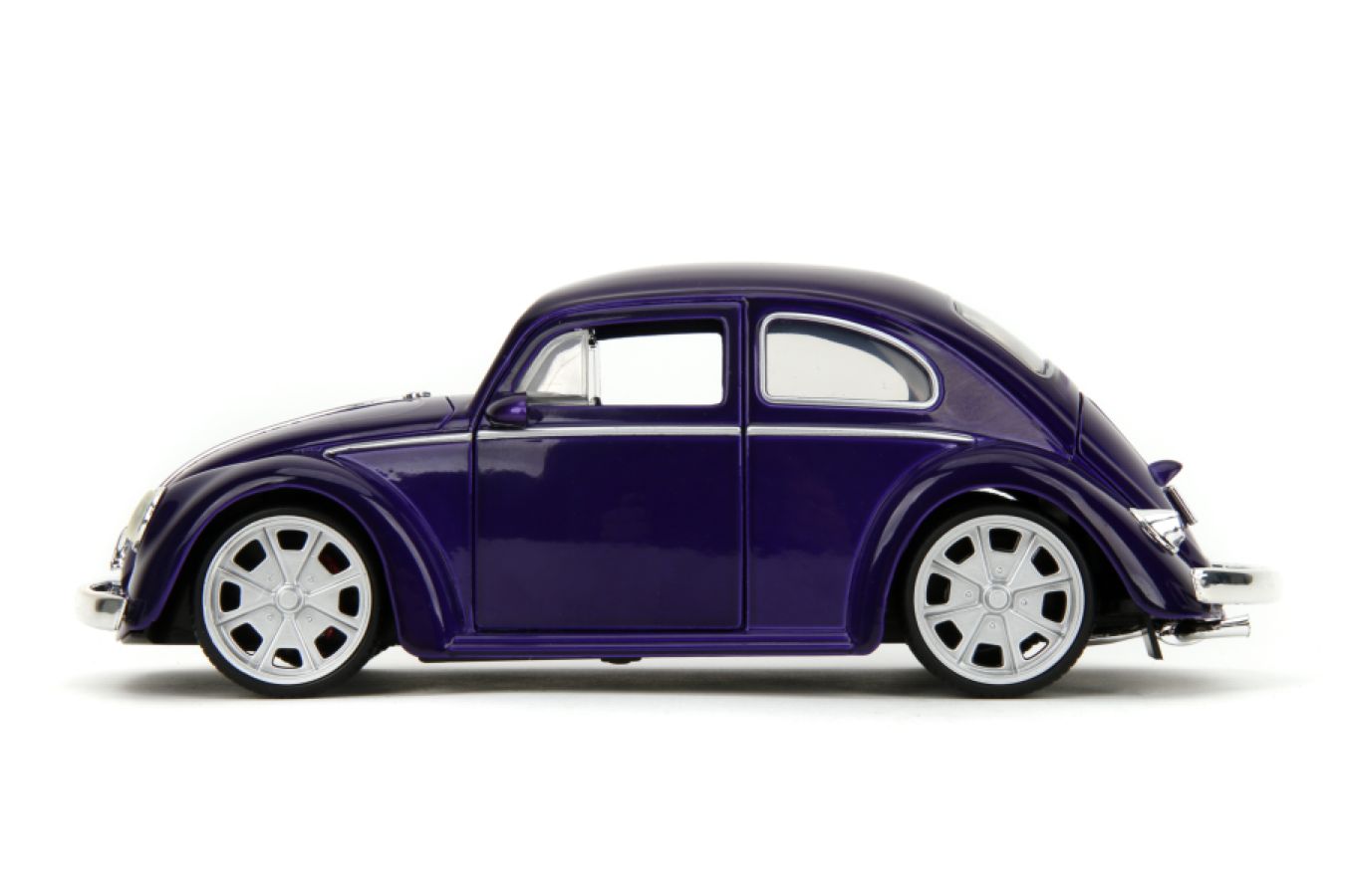 Image Pop Weasel - Image 3 of Wednesday (TV) - VW Beetle (with Wednesday) 1:24 Scale Diecast Vehicle - Jada Toys