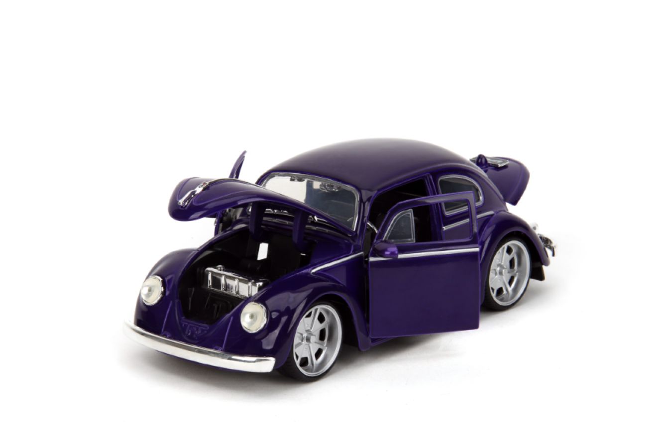 Image Pop Weasel - Image 7 of Wednesday (TV) - VW Beetle (with Wednesday) 1:24 Scale Diecast Vehicle - Jada Toys