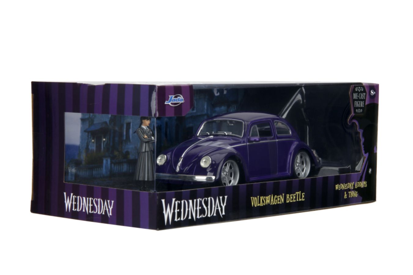 Image Pop Weasel - Image 11 of Wednesday (TV) - VW Beetle (with Wednesday) 1:24 Scale Diecast Vehicle - Jada Toys