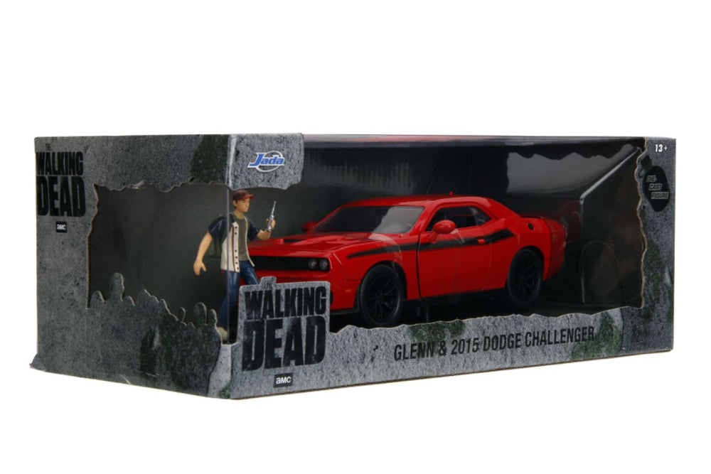 Image Pop Weasel - Image 9 of The Walking Dead - Glenn with 2015 Dodge Challenger 1:24 Scale Diecast Vehicle Set - Jada Toys - Diecast - Image - Pop Weasel