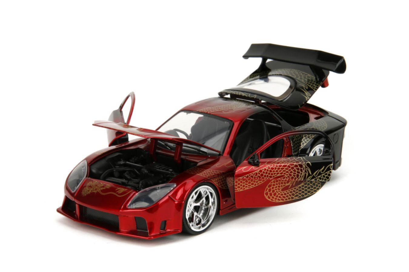 Image Pop Weasel - Image 7 of Pink Slips - 1995 Mazda RX7 Widebody 1:24 Scale Diecast Vehicle - Jada Toys