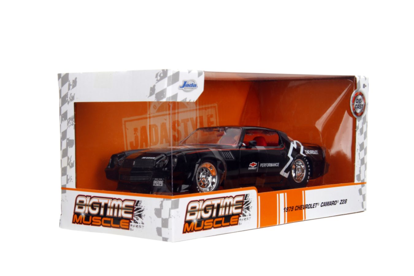 Image Pop Weasel - Image 8 of Big Time Muscle - 1979 Chevy Camaro 1:24 Scale Diecast Vehicle - Jada Toys