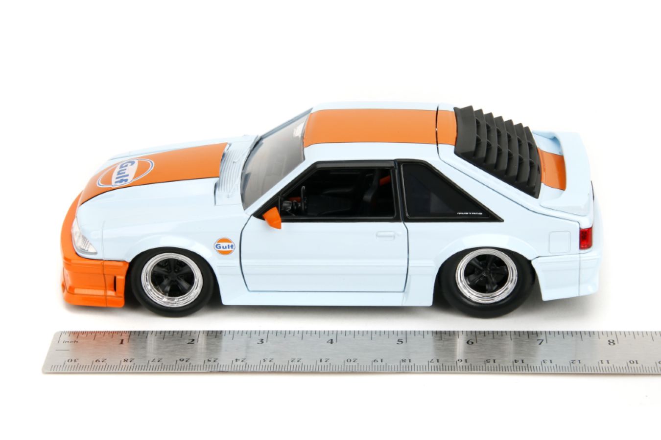 Image Pop Weasel - Image 7 of Big Time Muscle - 1989 Ford Mustang Shelby GT 1:24 Scale Diecast Vehicle - Jada Toys