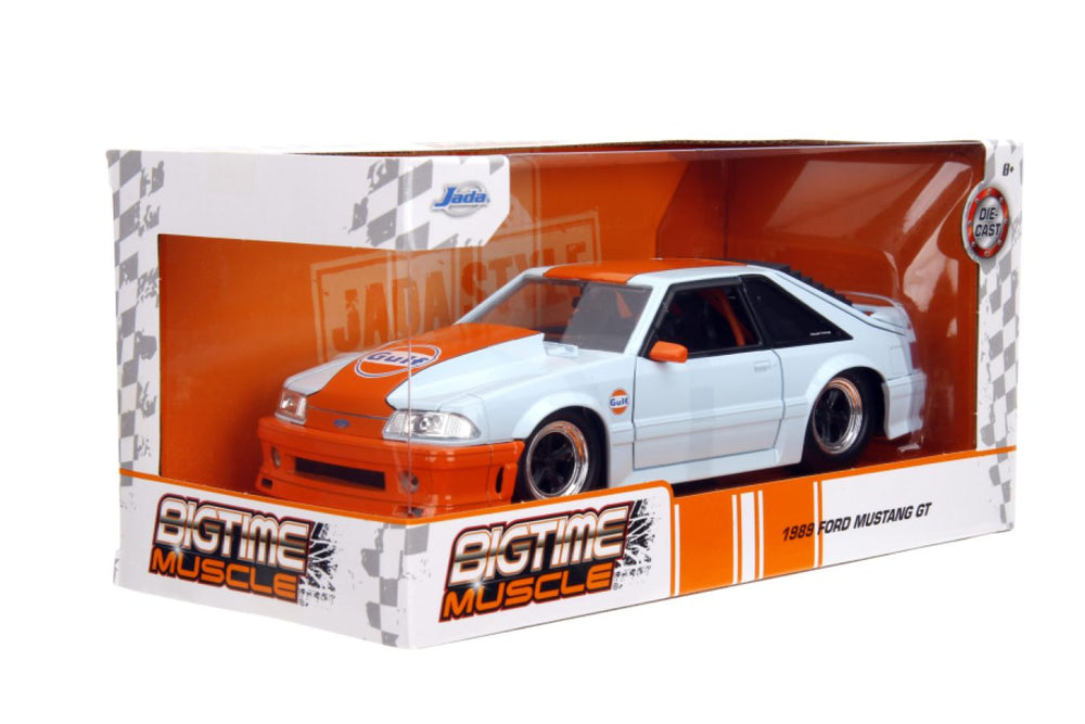 Image Pop Weasel - Image 8 of Big Time Muscle - 1989 Ford Mustang Shelby GT 1:24 Scale Diecast Vehicle - Jada Toys - Diecast - Image - Pop Weasel