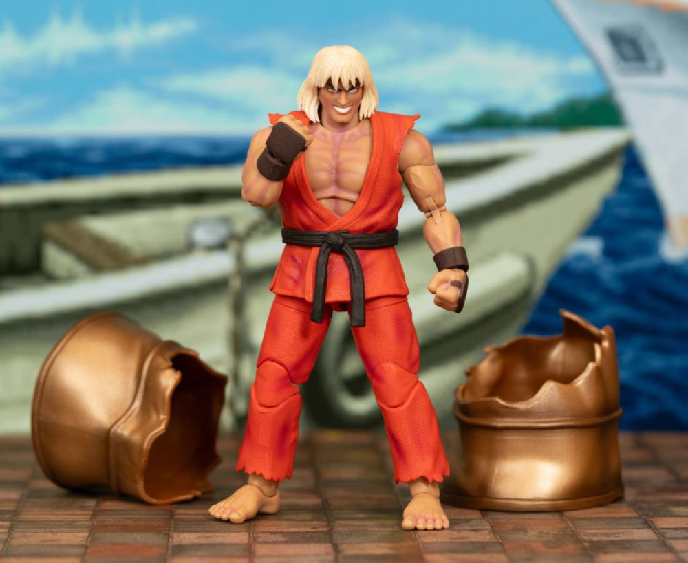 Image Pop Weasel - Image 3 of Street Fighter - Violent Ken Deluxe 6\" Figure - Jada Toys - Action Figure - Image - Pop Weasel