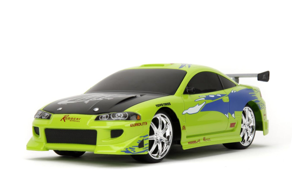 Image Pop Weasel - Image 2 of Fast and Furious - 1995 Mitsubishi Eclipse 1:16 Scale Remote Control Car - Jada Toys -  - Image - Pop Weasel