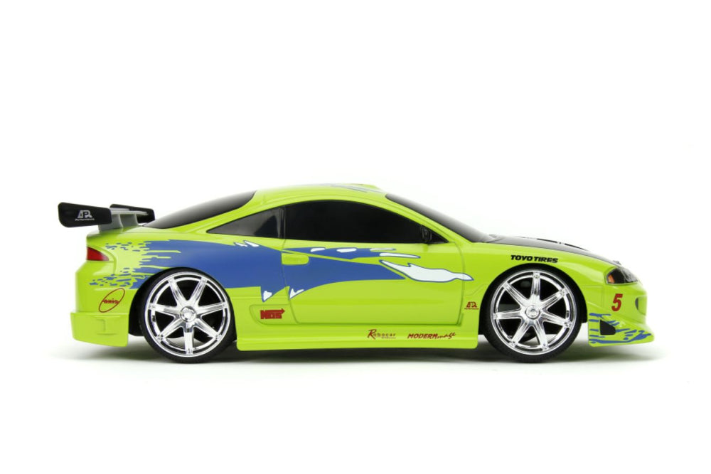 Image Pop Weasel - Image 5 of Fast and Furious - 1995 Mitsubishi Eclipse 1:16 Scale Remote Control Car - Jada Toys -  - Image - Pop Weasel