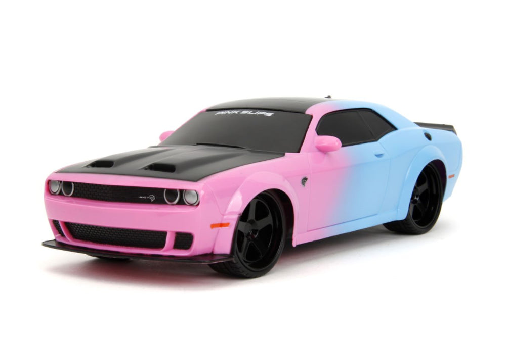 Image Pop Weasel - Image 2 of Pink Slips - 2019 Dodge Challenger SRT Hellcat 1:16 Scale Remote Control Car - Jada Toys - Remote Control Car - Image - Pop Weasel