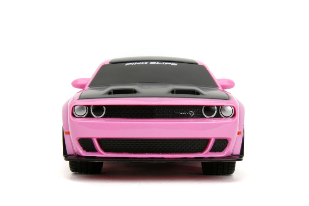 Image Pop Weasel - Image 6 of Pink Slips - 2019 Dodge Challenger SRT Hellcat 1:16 Scale Remote Control Car - Jada Toys - Remote Control Car - Image - Pop Weasel