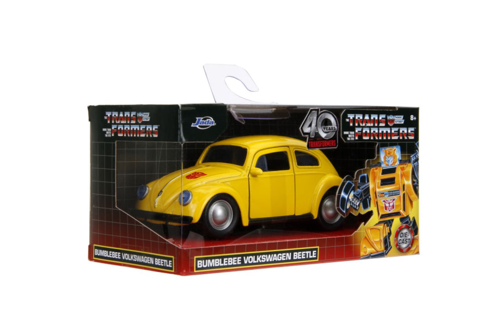 Image Pop Weasel - Image 8 of Transformers - G1 Bumblebee VW Beetle 1:32 Scale Diecast Vehicle - Jada Toys - Diecast - Image - Pop Weasel