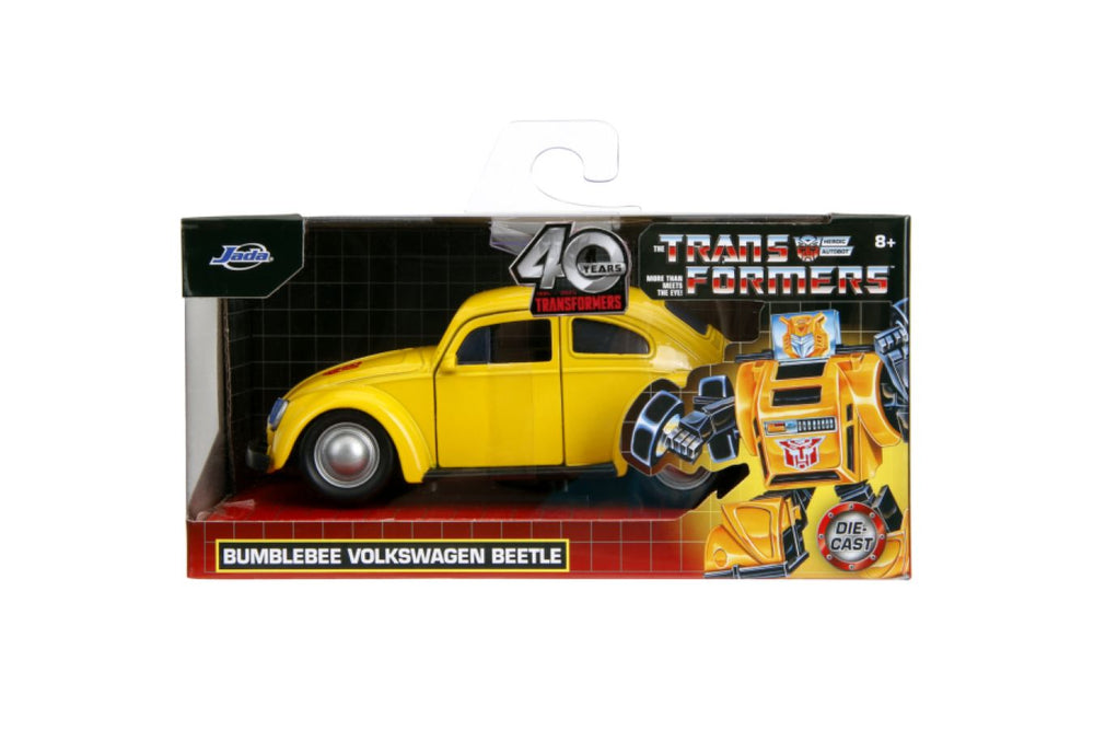 Image Pop Weasel - Image 9 of Transformers - G1 Bumblebee VW Beetle 1:32 Scale Diecast Vehicle - Jada Toys - Diecast - Image - Pop Weasel