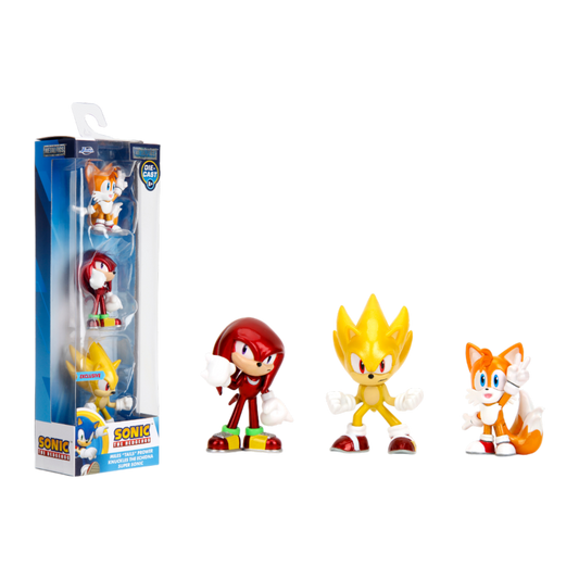 Sonic the Hedgehog - 2.5" Metalfigs Diecast 3-Pack - Jada Toys