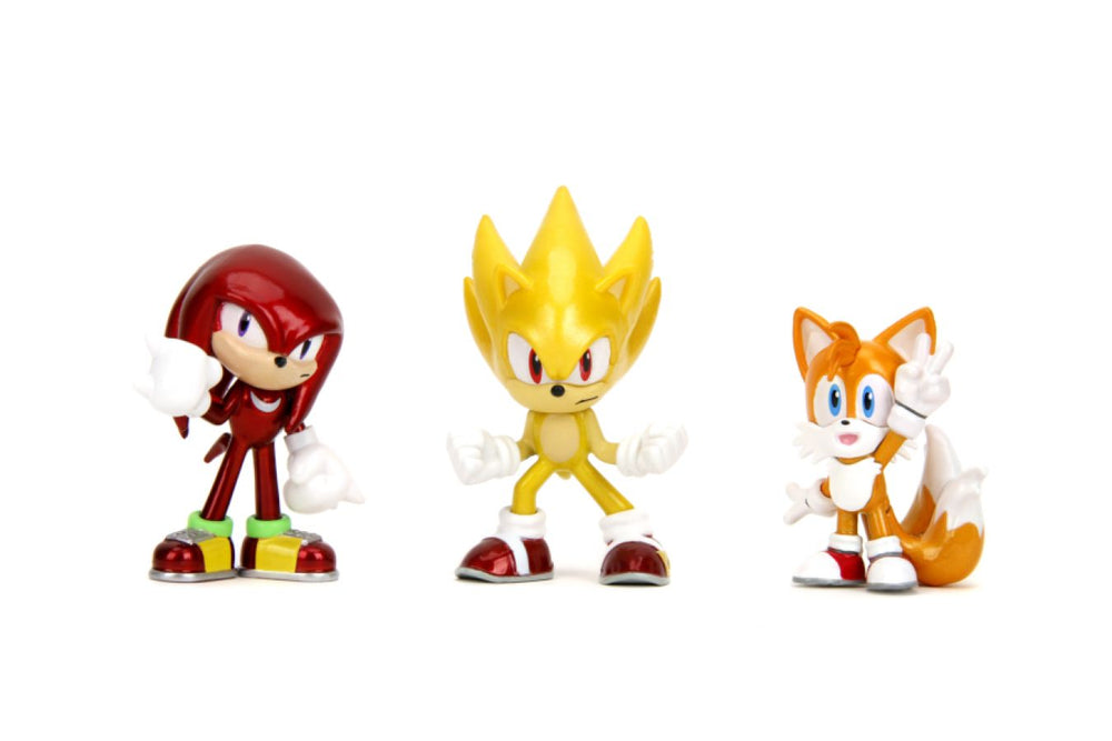 Image Pop Weasel - Image 2 of Sonic the Hedgehog - 2.5\" Metalfigs Diecast 3-Pack - Jada Toys - Diecast - Image - Pop Weasel