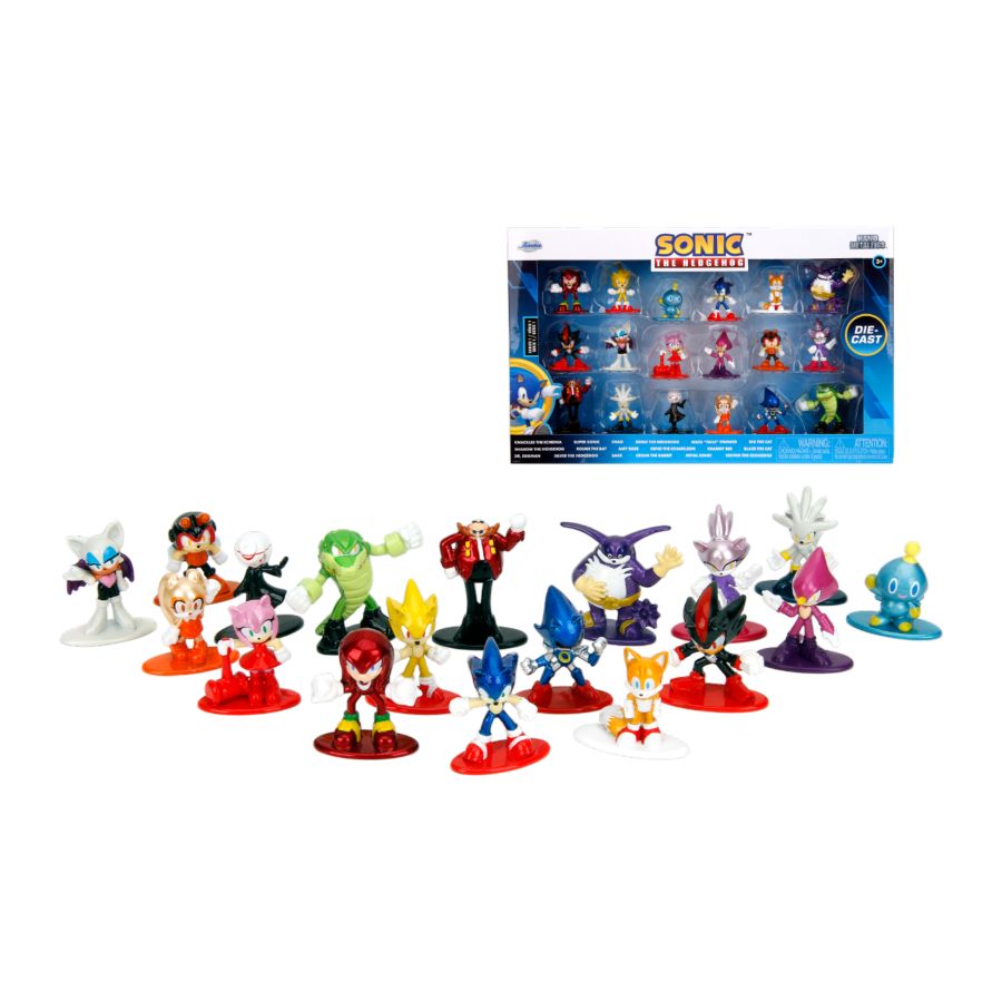 Image Pop Weasel - Image 2 of Sonic the Hedgehog - Nano MetalFig 18-Pack - Jada Toys -  - Image - Pop Weasel