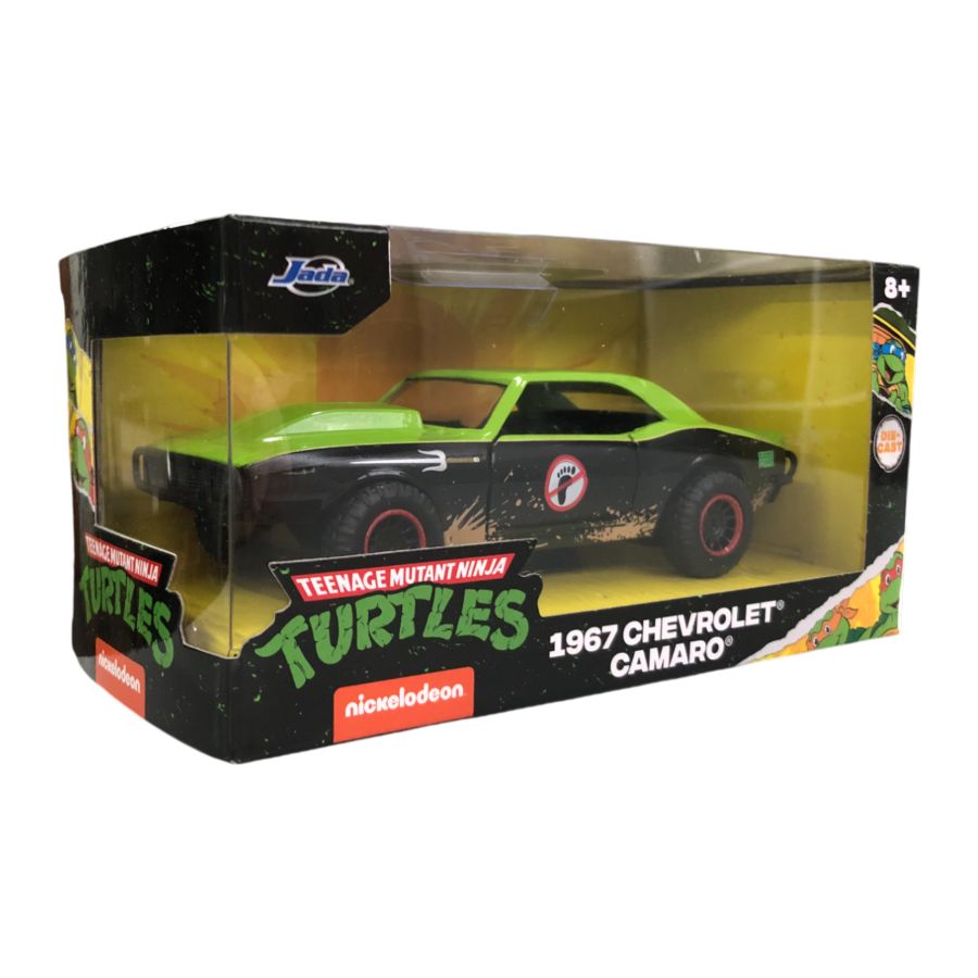 Image Pop Weasel - Image 5 of Teenage Mutant Ninja Turtles - 1967 Chevy Camaro Offroad 1:32 Scale Diecast Vehicle - Jada Toys