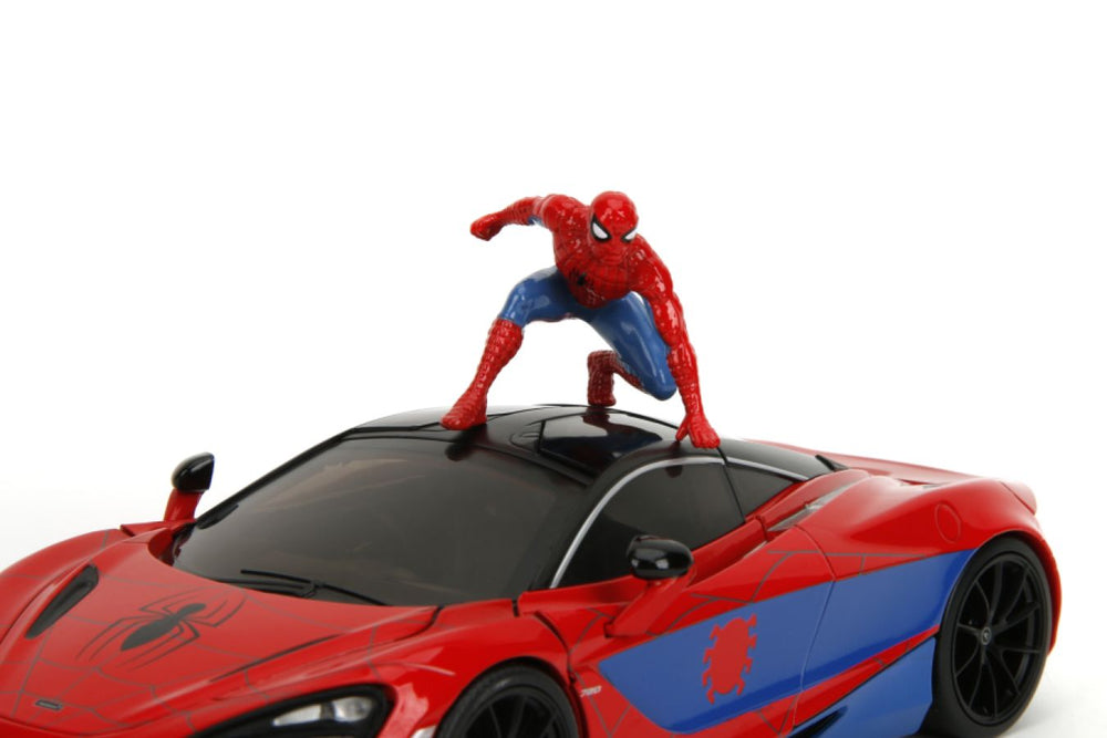 Image Pop Weasel - Image 7 of Hollywood Rides - Spider-Man with McLaren 720S 1:24 Scale Diecast Vehicle Set - Jada Toys - Diecast - Image - Pop Weasel