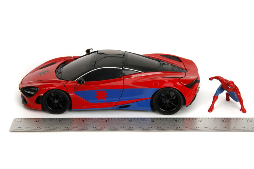 Image Pop Weasel - Image 10 of Hollywood Rides - Spider-Man with McLaren 720S 1:24 Scale Diecast Vehicle Set - Jada Toys - Diecast - Image - Pop Weasel