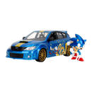 Sonic  - Subaru STI with Sonic Figure 1:24 Scale Diecast Vehicle - Jada Toys