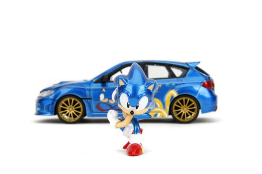 Image Pop Weasel - Image 2 of Sonic  - Subaru STI with Sonic Figure 1:24 Scale Diecast Vehicle - Jada Toys