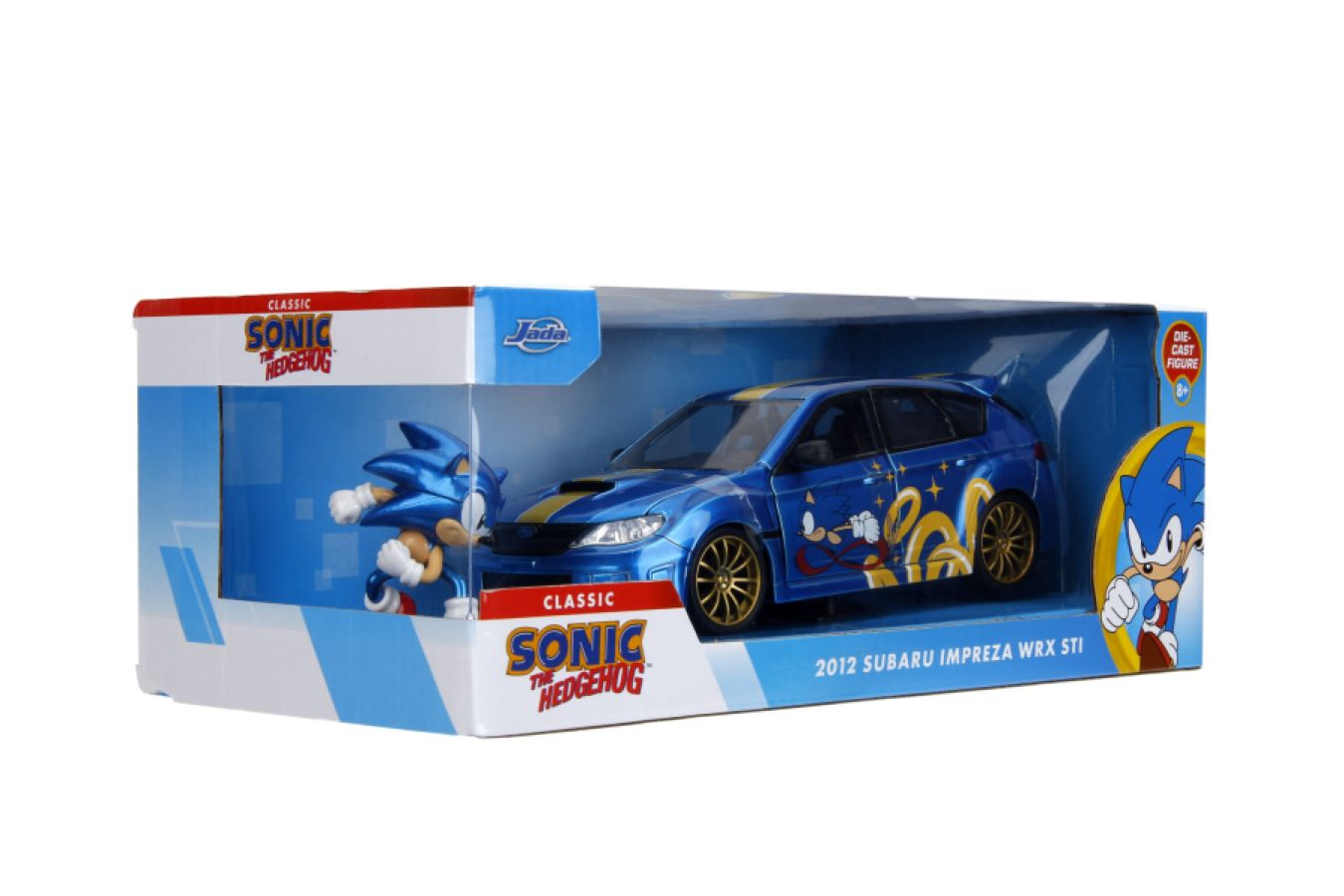 Image Pop Weasel - Image 10 of Sonic  - Subaru STI with Sonic Figure 1:24 Scale Diecast Vehicle - Jada Toys