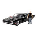 Hollywood Rides - 1970 Dodge Charger w/Dom Toretto 1:24 Diecast Set - Jada Toys
