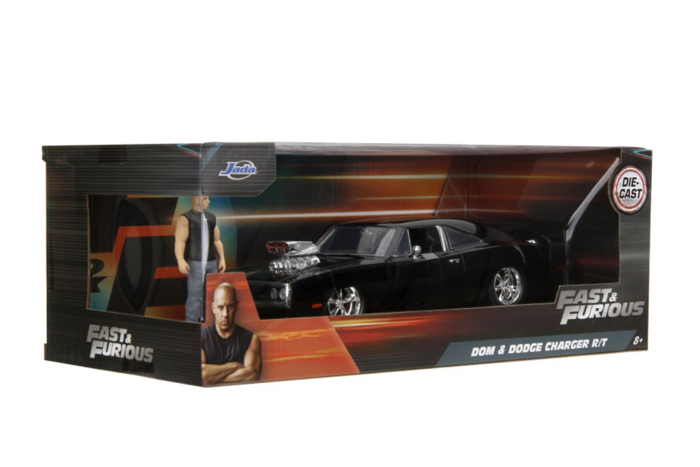 Image Pop Weasel - Image 10 of Hollywood Rides - 1970 Dodge Charger w/Dom Toretto 1:24 Diecast Set - Jada Toys - Diecast - Image - Pop Weasel