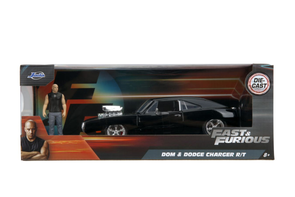 Image Pop Weasel - Image 11 of Hollywood Rides - 1970 Dodge Charger w/Dom Toretto 1:24 Diecast Set - Jada Toys - Diecast - Image - Pop Weasel