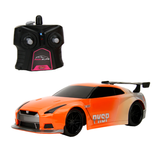 Pink Slips - 2009 Nissan Skyline GTR R35 1:16 Scale Remote Control Car - Jada Toys