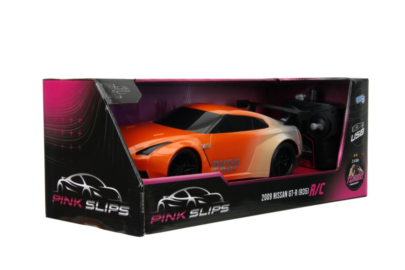 Image Pop Weasel - Image 11 of Pink Slips - 2009 Nissan Skyline GTR R35 1:16 Scale Remote Control Car - Jada Toys