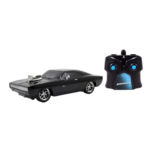 Fast & Furious - Dom&#039;s 1970 Dodge Charger 1:24 Scale Remote Control Car - Jada Toys