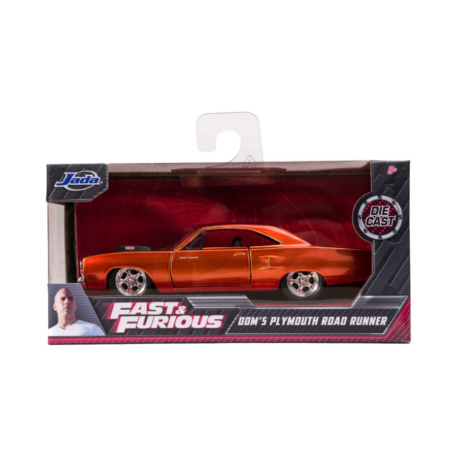 Pop Weasel - Image 4 of Fast and Furious - 1970 Plymouth Road Runner 1:32 Hollywood Ride - Jada Toys